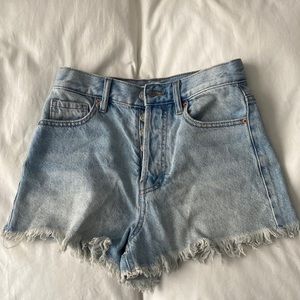 Pacsun vintage high rise jean shorts (worn once)